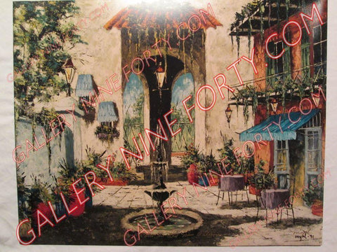 Spanish Patio in Old New Orleans