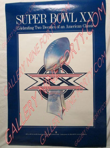 Official NFL Super Bowl 20